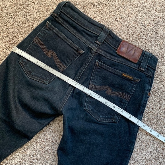 Nudie Skinny Lin Jean in Dry Steel Denim - Picture 7 of 15